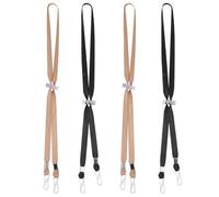 KICHOUSE 4pcs Lanyard Masks Strap Adjustable Cord Fastener Portable Plastic Polyester Metal Simple and Generous Design for Outdoor Use