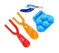 KICHOUSE 4pcs Maker Clips for Comfortable Grip Winter Snow for Outdoor Fun for Fights Mud Bath Bombs Random Color Random Color