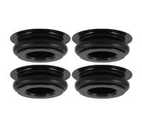 KICHOUSE 4PCS Mountain Bike Crank Dust Caps 21-23mm Aluminum Alloy Bicycle Crankset Protector with Rubber Ring for Road and Off-Road Crank Arm End Cover