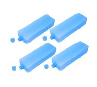 KICHOUSE 4pcs Reusable Ice Packs for Air Coolers Silent Design Energy Efficient Storage Bin for Lunch Bags and Travel Durable Freezer Blocks for Instant Relief From Heat