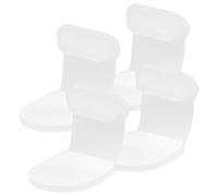 KICHOUSE 4pcs Self-Adhesive Charging Port Plugs for Smartphones Dust Protection Covers Compatible with Micro USB Silicone Material Easy to Install Universal Fit