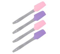 KICHOUSE 4pcs Silicone and Pp Wax Spatulas Smooth and Efficient Portable Waxing Sticks for Body Hair Removal Safe and Gentle on Skin Professional Hair Removal Supply