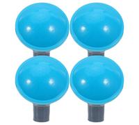 KICHOUSE 4pcs Sprinkler Can Nozzle Replacement - Outdoor Watering Spout Adapter for Flower Vegetable - Plastic Spray Bottle Cap Head 1.7cm ID