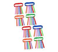 KICHOUSE 4Pcs Tail Grab Game Belts Set with Waist Straps in Orange, Red, Blue, Green - Interactive ’S Tail Catch Game for Kindergarten, Family Fun, and Outdoor Play