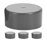 KICHOUSE 4Pcs Trailer Axle Cap Rubber Bearing Protector Black Solid Rubber Reusable Easy Installation for Marine Environment Boat Trailers