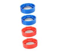 KICHOUSE 4pcs Washer Water Inlet Valve Filter Screen for Washing Machine Iron Mesh Filter Easy Replacement for Multiple Brands