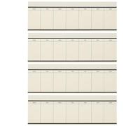 KICHOUSE 4pcs Weekly Planner Notepads Business Plans Notepads Paper Material Simple Creative Design Convenient for Next Use for Those Who Are Forgetful