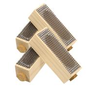 KICHOUSE 4pcs Wooden Beehive Queen Cages for Beekeeping with Natural Ventilation Design, Versatile Queen Cage Tool Suitable for Beehive and Backyard Setups, for Hobbyists and Professional