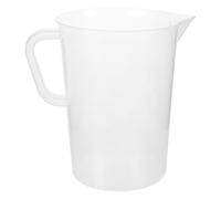 KICHOUSE 5000ml Plastic Measuring Cup with Handle and Double Scale Reusable Kitchen Measuring Jug for Cream and Oil Sturdy Practical Cup for Cooking and Baking