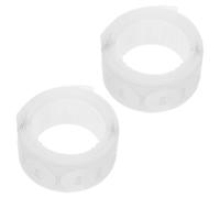 KICHOUSE 500pcs PVC Hole Protectors Round White Self-Adhesive Waterproof Page Strengthening Labels Reinforcers for Paper Holes for Binders and Punched in Crafts