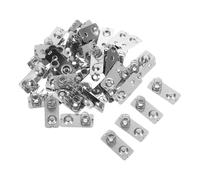 KICHOUSE 50PCS Battery Terminal Adapter Spring Plates Negative to Positive Conversion Contact for Aaa Aa Batteries Wire Compression Springs for Remote Controls Chargers Easy Installation