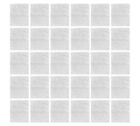 KICHOUSE 50pcs Drawstring Shoes Bags White Non-Woven Fabric Shoe Pouches Handy Travel Organizer Bags for Storage in Closet with Simple Fresh Look