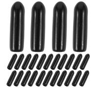 KICHOUSE 50pcs Rubber Bolt Caps Screw Thread Protector Covers for Bolt Threads and Edges Reusable Flexible Safety End Caps for Tubing