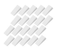 KICHOUSE 50pcs Triangular Makeup Sponges Breathable Cosmetic Puff Nr Material Simple to Use Full Elasticity White Small Wedges for Makeup Cream and Powder Application