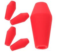 KICHOUSE 5Pcs 8Mm Rubber Safety Arrow Tips for Outdoor Archery Practice - Blunt Supple Rubber Arrowheads for Game and Target Use