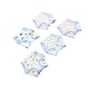 KICHOUSE 5pcs Adjustable Cotton Doll Diapers Reusable Nappies Realistic Details for Dollhouse Play Role Playing