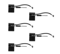 KICHOUSE 5pcs Black 0.5mm Gel Ink Counter Pens with Adhesive Base Anti-theft Desktop Reception Pens Office Supplies Tabletop for Professional Use