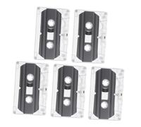 KICHOUSE 5pcs Blank Audio Tapes Recording Cassette Tapes Surprise Messages for Parties School Supplies