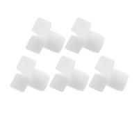 KICHOUSE 5pcs Drive Wheelchair Rail Guides Abs Support Blocks Secure Seat Attachment White Universal Replacement Parts for Wheelchair and Transport Chair Accessories