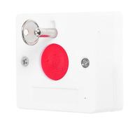 KICHOUSE 5pcs Emergency Call Alarm Wireless Emergency Call Button Restroom Alarm Push Button Bell Switch Sos One-touch Switch Caregiver Pager White