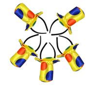 KICHOUSE 5pcs Halloween Hair Band Clown Role-playing Props Felt Clown Cap Costume Prop Hairbands Circus Accessories Kit Hat on Headband Carnival Costume Hat Band