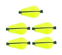 KICHOUSE 5pcs High Visibility Floating Strike Indicators for Fly Fishing Water Drop Shape with Unique Design and Easy Connection
