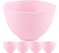 KICHOUSE 5pcs Silicone Facial Mask Mixing Bowls for Women, Multi-functional DIY Cosmetic Beauty Tool, Soft Anti-fall Material, for Spa Supplies and Camping Use
