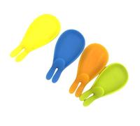 KICHOUSE 5pcs Silicone Rabbit Wine Glass Markers Reusable and Easy to Clean Glass Identifiers for Party and Gathering, Creative Drinking Cup Tags for Red Wine Glasses Random Color