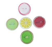 KICHOUSE 5pcs Small Outdoor Cooling Ice Bags Fruit Pattern Portable Summer Ice Pads Travel Mini Mats for Hot Days Cold Packs Random Style
