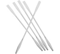 KICHOUSE 5Pcs Stainless Steel Cosmetic Mixing Rods Makeup Stirring Sticks for Foundation, Lip Color, Nail Art Tools Suitable for Makeup Artist Use