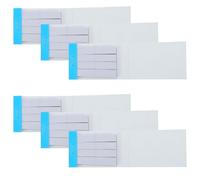 KICHOUSE 6 Packs 480 Sheets Ph Test Strips Acid Detection Paper for Chemistry Experiment Supplies White Paper No Color Chart Needed Suitable for Teachers and Students