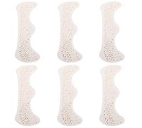 KICHOUSE 6 Sheets Star Temporary Tattoos Waterproof Face Jewels Stick on Fashionable Glamour Glitter Freckles Stickers for Festival Cosplay Party