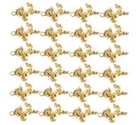 KICHOUSE 60pcs Horse Pendant Charms Luck Charms for DIY Jewelry Making for Necklaces Bracelets Earrings Keychain Accessories Elegant Golden Design for Crafting Supplies