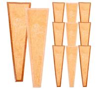 KICHOUSE 60pcs Single Flower Wrapping Sleeves Made of Kraft Paper with Open Bottom Design to Display Elegance of Flowers, Assorted Colour Rose Sleeves for Valentine Floral Arrangement