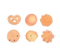 KICHOUSE 6pcs Creative Hairpin Cookies Hair Barrettes Kawaii Hair Accessories for Girls Boys and Girls Snap Clips