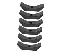 KICHOUSE 6pcs Dumbbell Rest Weight Rack Dumbbell Replacement Barbell Rack Gym Dumbbell Stand Dumbbell Storage Rack Dumbells Home Dumbbell Stand Dumb Bells Plastic Dumbbell Rack Black Pp