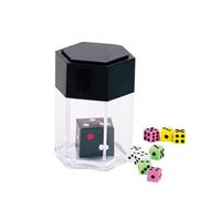 KICHOUSE 6pcs Explosion Dice Set with Colorful Transformation Effects, Educational Illusion Props for and Adults, Early Development Shaking Dice for Game Accessories and Party
