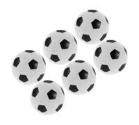 KICHOUSE 6pcs Mini Soft Squeeze Footballs PU Material Stress Relief for Indoor Party Favors Fun Sensory Balls for Relaxation and Emotional Venting