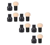 KICHOUSE 6pcs Mushroom Head Makeup Powder Puff for Women, Skin-friendly Hydrophilic Polyurethane Sponges, Dry and Wet Use Beauty Puff for Concealer and Highlighter, for Daily Use