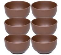 KICHOUSE 6Pcs Purple Sand Small Tea Cups Set 30Ml Each, Chinese Style Purple Clay Teaware for Home and Office, Delicate Retro Ceramic Tea Cup Collection