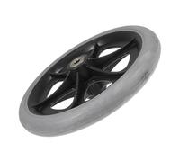 KICHOUSE 7 Inch Replacement Wheel for Wheelchair and Walker, Heavy Duty Front Caster Accessory with Solid Plastic Tire, Smooth Maneuverability and Quiet Performance for Indoor Daily Use