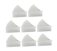 KICHOUSE 8 Packs Laboratory Absorbent Paper Total Chemistry Cleaning Dust Removal Lightweight Qualitative Filter Paper for Science Experiments and Teaching