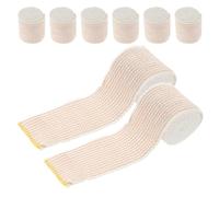 KICHOUSE 8 Rolls Elastic Bandage Wraps with Hook and Loop Tape High Elasticity Breathable Pressure Bandage for Wrist Ankle Knee and Injury Prevention in Sports and Outdoor Activities
