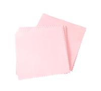 KICHOUSE 80pcs Microfiber Cleaning Cloth Ultra-soft Eyeglasses Camera Lens and Screen Wipes Portable Pink Cloths for Smudge and Dust Removal for Glasses and Electronics