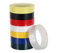 KICHOUSE 8pcs Colorful Masking Tape Self-adhesive Crafting Tape for Painting Scrapbooking School Supply Writable and Tear Decorative Painter Trim