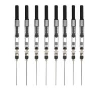 KICHOUSE 8pcs Fountain Pen Ink Absorber Refill Ink Tool Made of Stainless Steel and Plastic Practical Function for Students in School to Reduce Waste and Assist