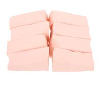 KICHOUSE 8pcs Pink Manicure Accessory Gradient Sponge for Nail Arts Elastic Water-absorbent Sponge Blocks for Nail Art Design for Learners and Women