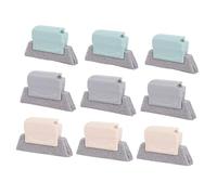 KICHOUSE 9pcs Window Cleaning Brush Extendable Windscreen Cleaner Grout Brush Window Cleaning Equipment Wire for Groove Track Tools