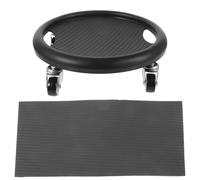 KICHOUSE Abdominal Training Sliding Disc Fitness Exercising Board with Hassock Lightweight Universal Design for Women Workouts at Home Random Color