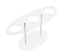 KICHOUSE Acrylic Ice Cone Stand for Sushi and Waffle Cones Ice Cream Display Holder Party Decorations and Restaurant Food Display